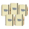 Journals|Baudville Journal, Wide-Ruled, Beige/Blue, 70 Pages, 5/Pack (1396064P531)