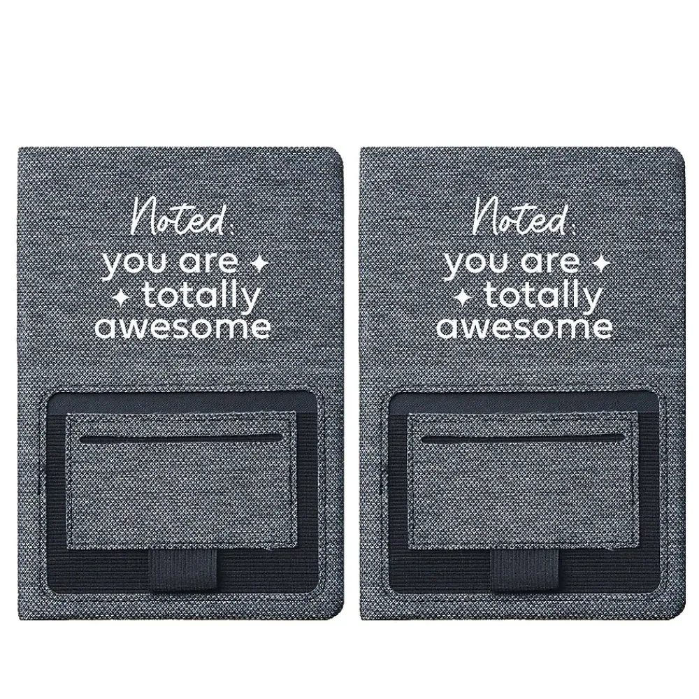 Journals|Baudville Sustainably Smart Hardcover Journal, 5" x 8", 80 Pages, 2/Pack (1393448P231)