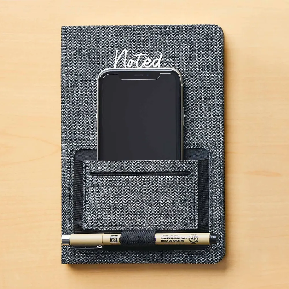 Journals|Baudville Sustainably Smart Hardcover Journal, 5" x 8", 80 Pages, 2/Pack (1393448P231)