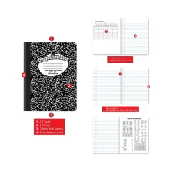 Composition Notebooks|Better Office 1-Subject Composition Notebooks, 7.5