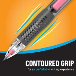 Pencils|BIC Break-Resistant Mechanical Pencils, 0.7mm, #2 Medium Lead, 4/Pack (MV7PRP4-BLK)