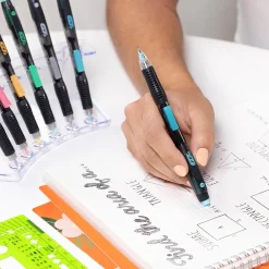 Pencils|BIC Break-Resistant Mechanical Pencils, 0.7mm, #2 Medium Lead, 4/Pack (MV7PRP4-BLK)
