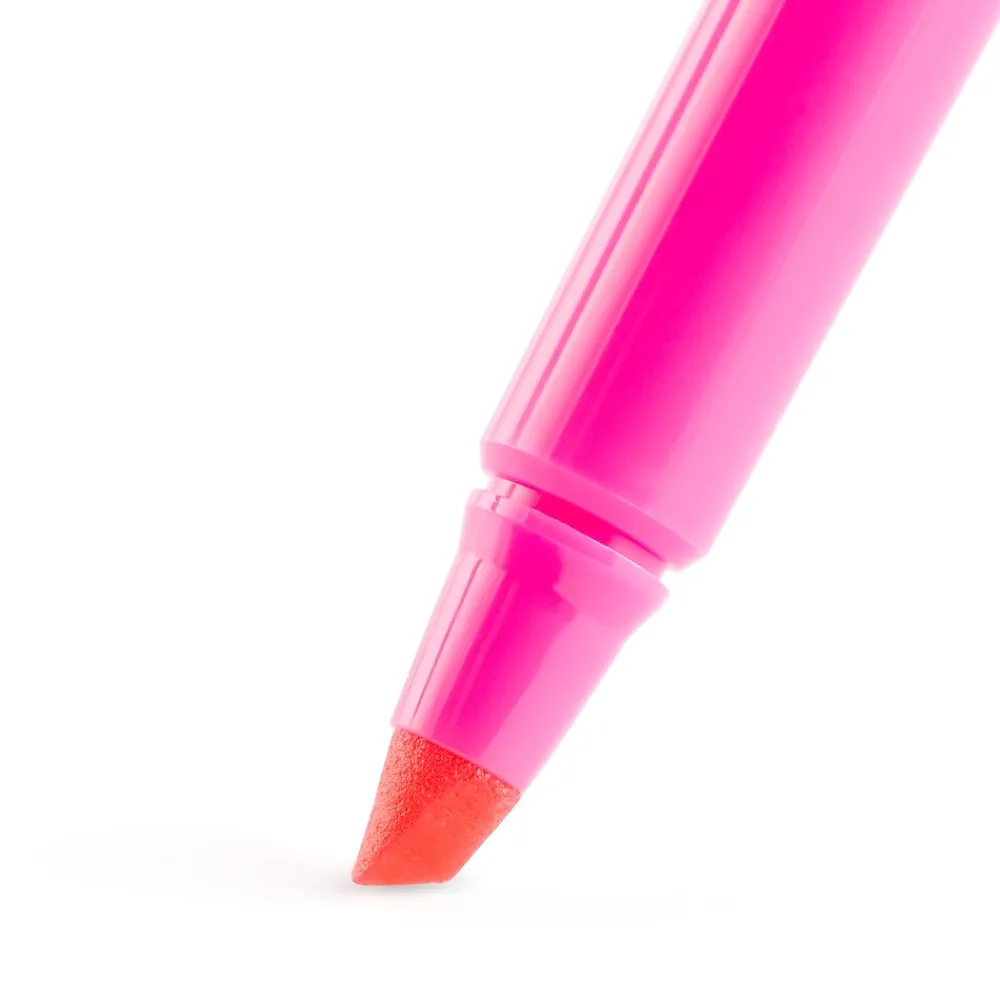 Highlighters|BIC Brite Liner Stick Highlighter, Chisel Tip, Pink, Dozen (65554/BL11PL)