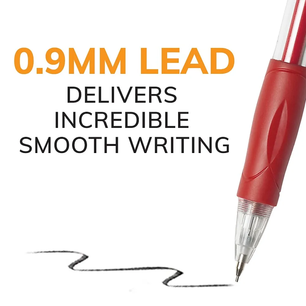 Pencils|BIC Velocity Mechanical Pencil, 0.9mm, #2 Hard Lead, Dozen (40827/MV11)