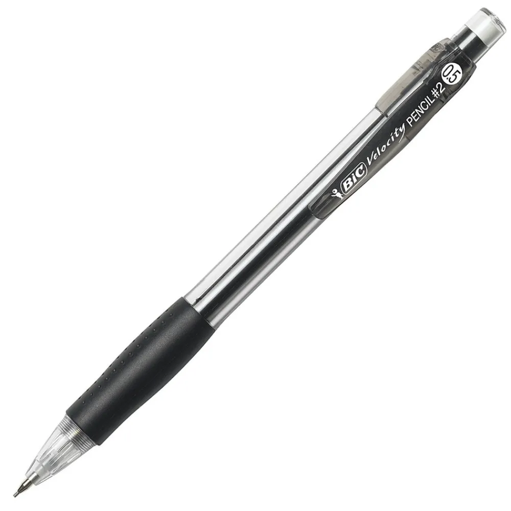 Pencils|BIC Velocity Mechanical Pencil, 0.5mm, #2 Hard Lead, Dozen (MV511)