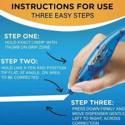 Correction & White-Out|BIC Wite-Out Exact Liner Correction Tape, White, 10/Pack (WOELP10)