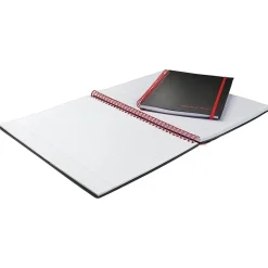Subject Notebooks|Black N' Red Professional 1-Subject Professional Notebook, 8.25
