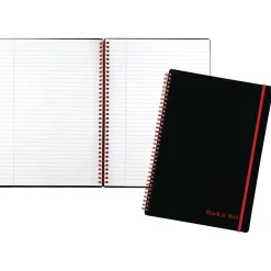 Subject Notebooks|Black N' Red Professional 1-Subject Professional Notebook, 8.25