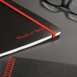 Subject Notebooks|Black N' Red 1-Subject Professional Notebooks, 3.75