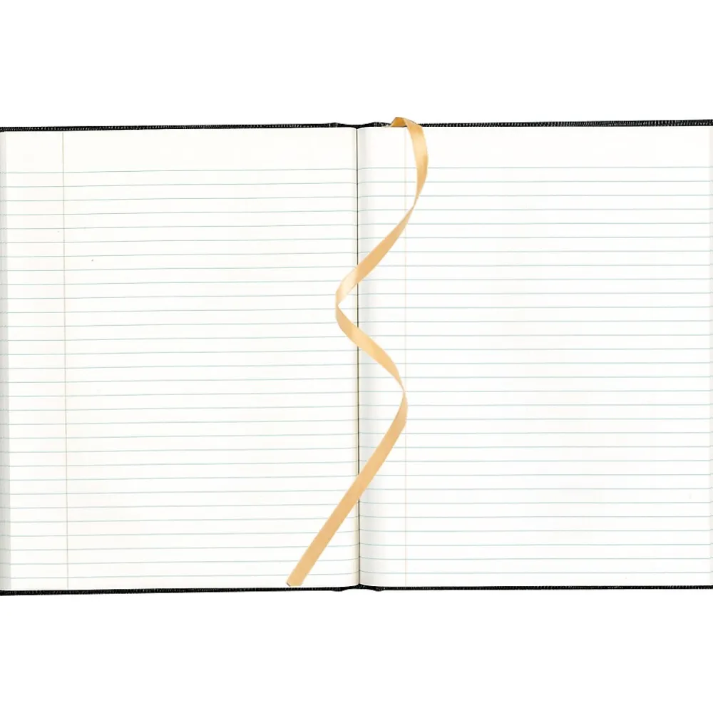 Journals|Blueline Executive Hardcover Journal, 8.5" x 10.75", College Ruled, Black, 150 Pages (A10.81)