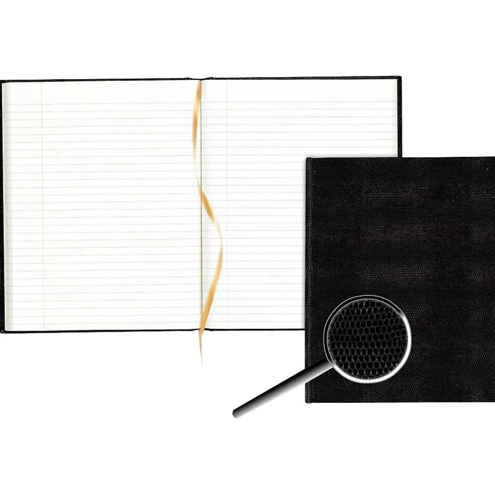 Journals|Blueline Executive Hardcover Journal, 8.5" x 10.75", College Ruled, Black, 150 Pages (A10.81)