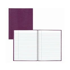 Journals|Blueline Hardcover Executive Journal, 7.25" x 9.25", Wide-Ruled, Grape, 144 Pages (A7.RAS)