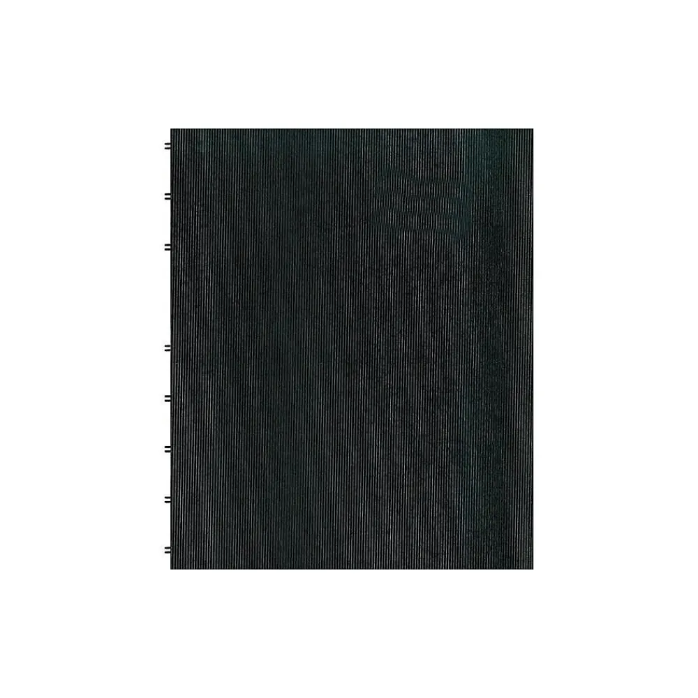 Notebooks|Blueline MiracleBind Professional Notebooks, 7.25" x 9.25", College Ruled, 75 Sheets, Black (AF9150.81)