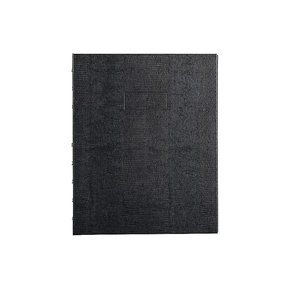 Notebooks|Blueline NotePro Pink Ribbon 1-Subject Professional Notebooks, 7.25" x 9.25", College Ruled, 75 Sheets, Black (A7150.BLK)