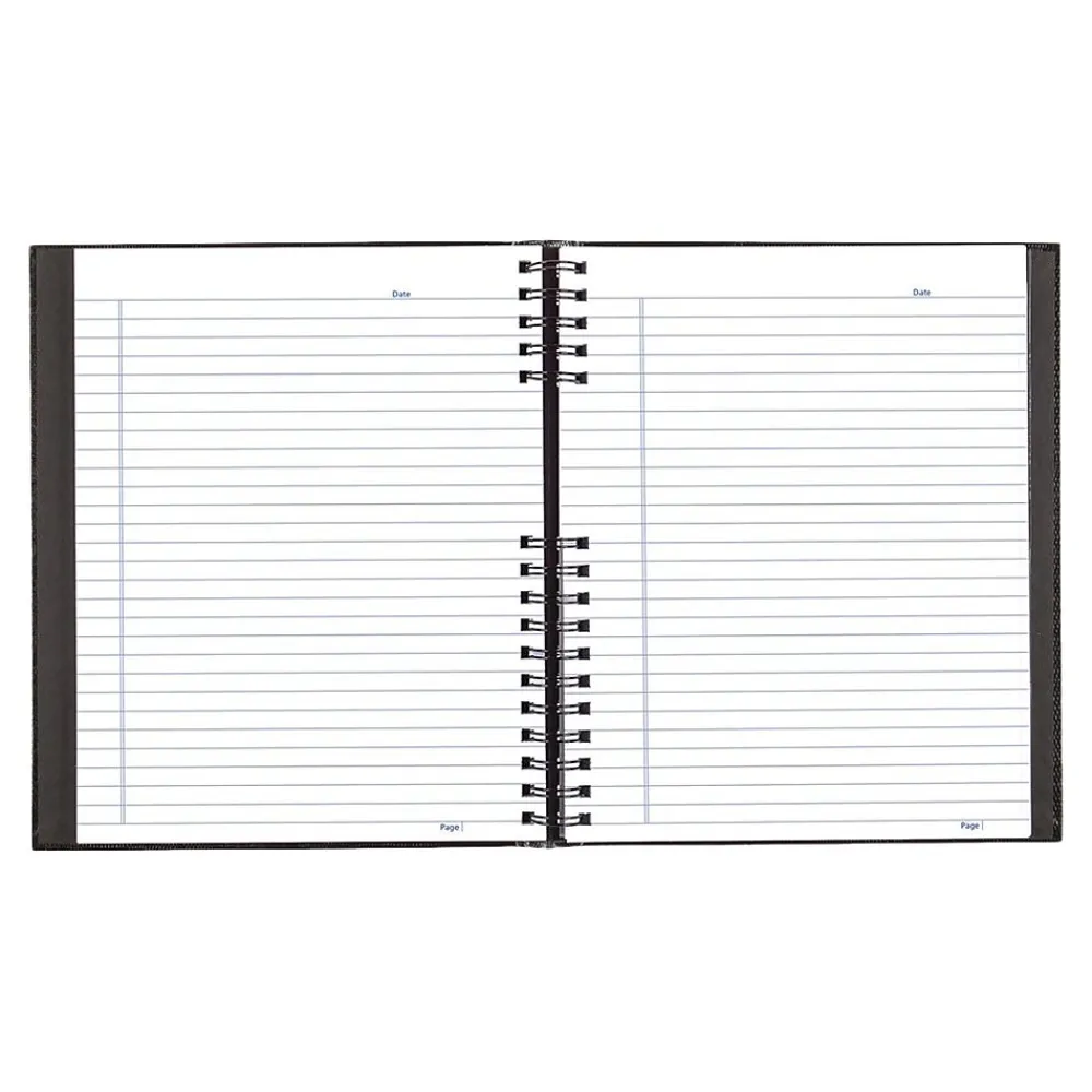 Notebooks|Blueline NotePro 1-Subject Professional Notebooks, 8.5" x 10.75", College Ruled, 150 Sheets, Black (A10300.BLK)