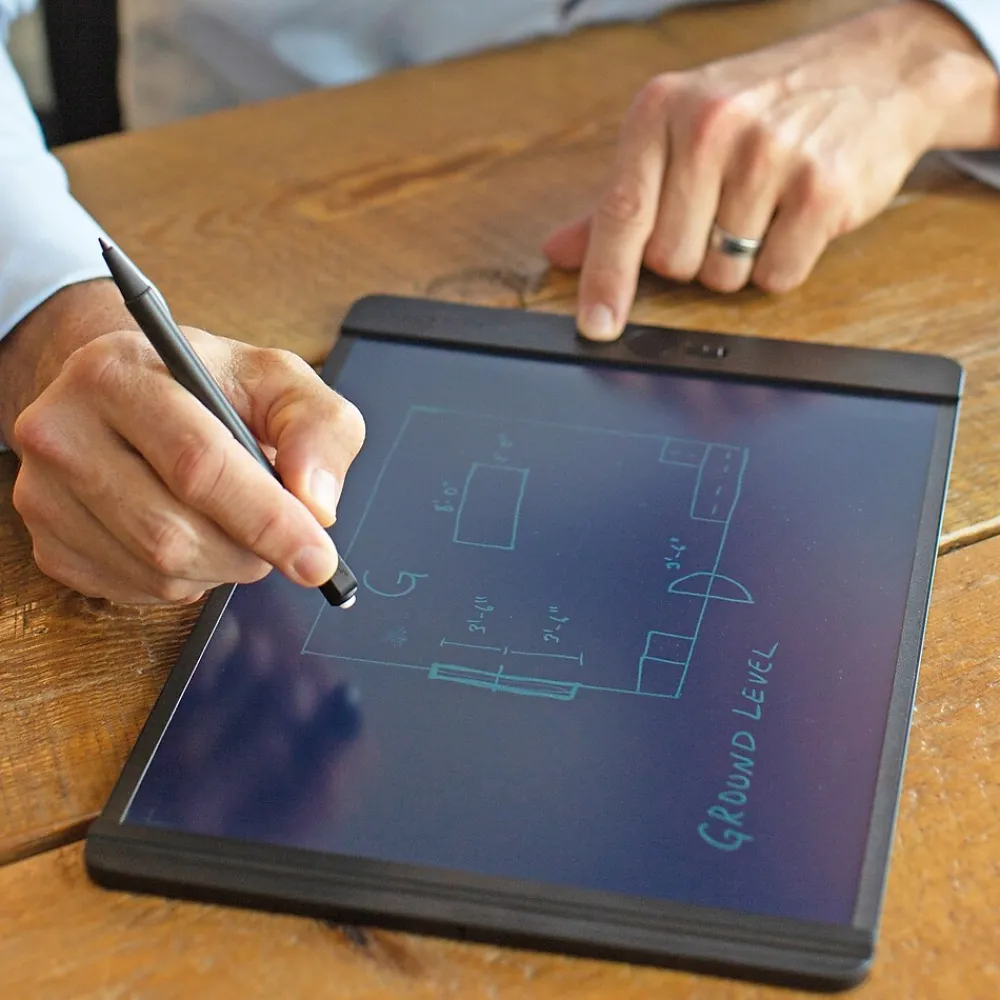 Notepads|Boogie Board Blackboard Smart Notepad, 8.5" x 11", Black, 1 Sheets/Pad (BD0110001)