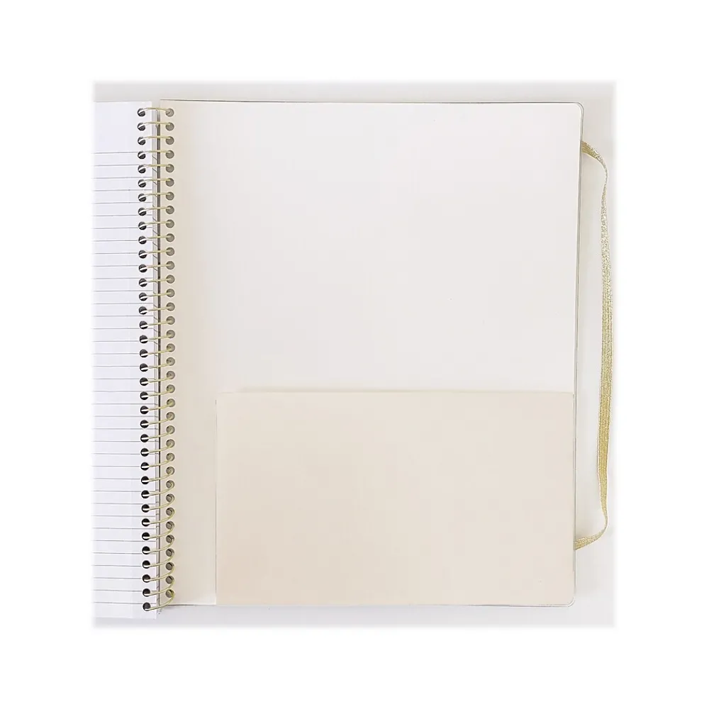 Subject Notebooks|Carolina Pad Keep it in line Professional Notebook, 9.65" x 11.6", College-Ruled, 100 Sheets, Assorted Colors (10000)