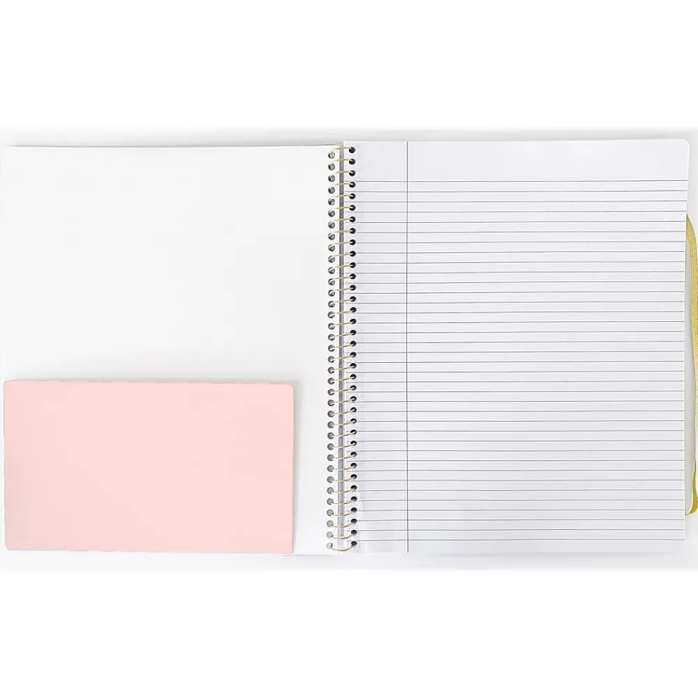 Subject Notebooks|Carolina Pad Keep it in line Professional Notebook, 9.65" x 11.6", College-Ruled, 100 Sheets, Assorted Colors (10000)