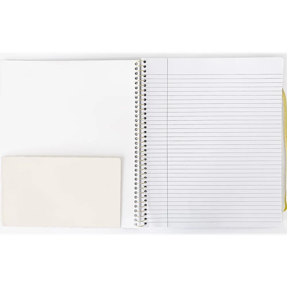 Subject Notebooks|Carolina Pad Keep it in line Professional Notebook, 9.65" x 11.6", College-Ruled, 100 Sheets, Assorted Colors (10000)