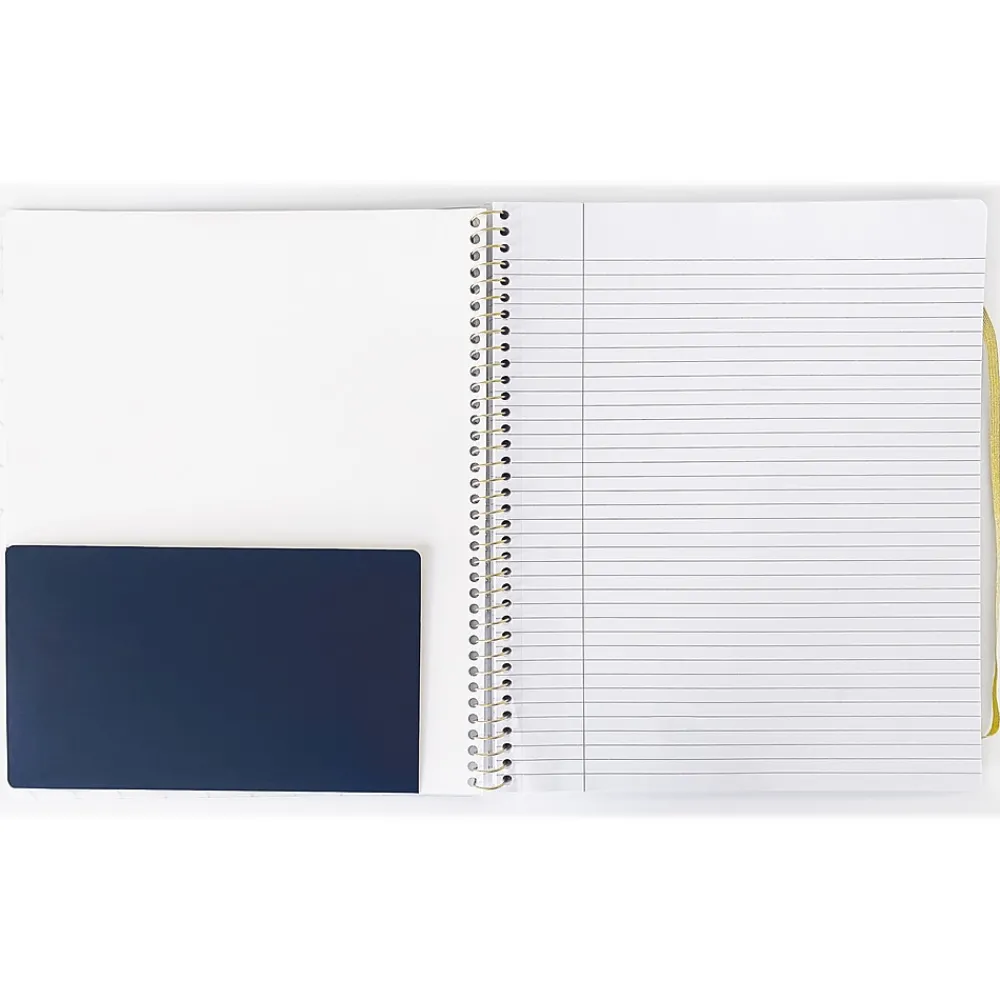 Subject Notebooks|Carolina Pad Keep it in line Professional Notebook, 9.65" x 11.6", College-Ruled, 100 Sheets, Assorted Colors (10000)
