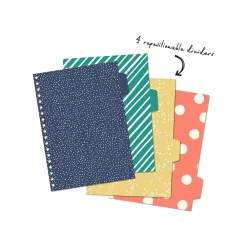 Notebooks|Carpe Diem Color Wash 5-Subject Subject Notebooks, 7.09