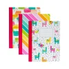 Composition Notebooks|Carpe Diem Rainbow Color Wash Composition Notebooks, 7.5" x 9.45", College Ruled, 70 Sheets, Assorted Colors, 3/Pack (9095-CD)