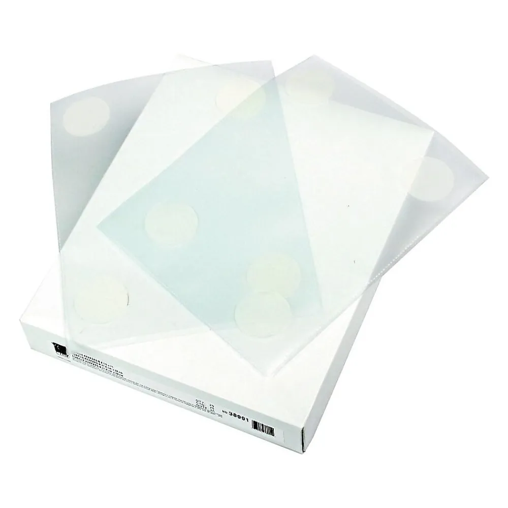 Sheet Protectors|C-Line Cubicle Keepers Polypropylene File Pockets, Clear, 25/Box (CLI38991)
