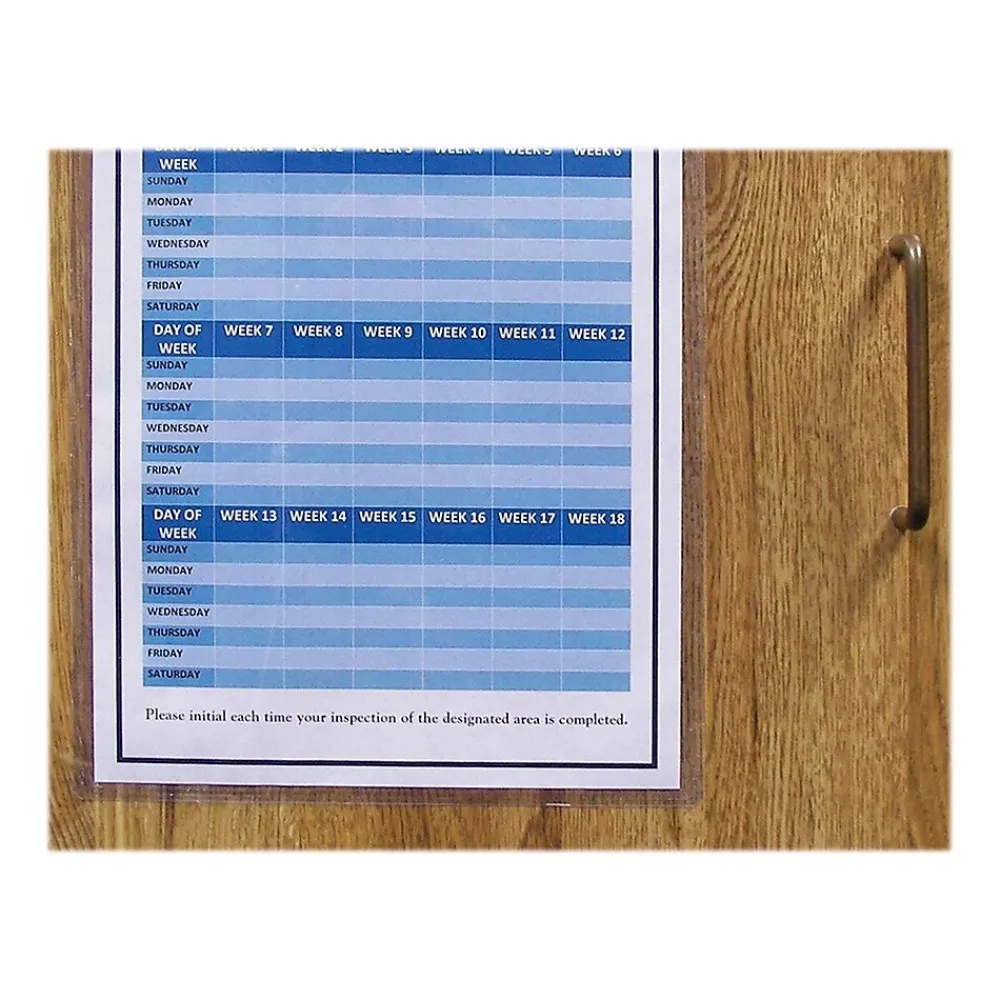 Sheet Protectors|C-Line Job Ticket Holders, 9" x 12", Clear, 50/Box (70912)
