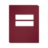 Pocket Folders|ComplyRight Double-Window Tax Presentation Folder, Burgundy, 50/Pack (FBU11)