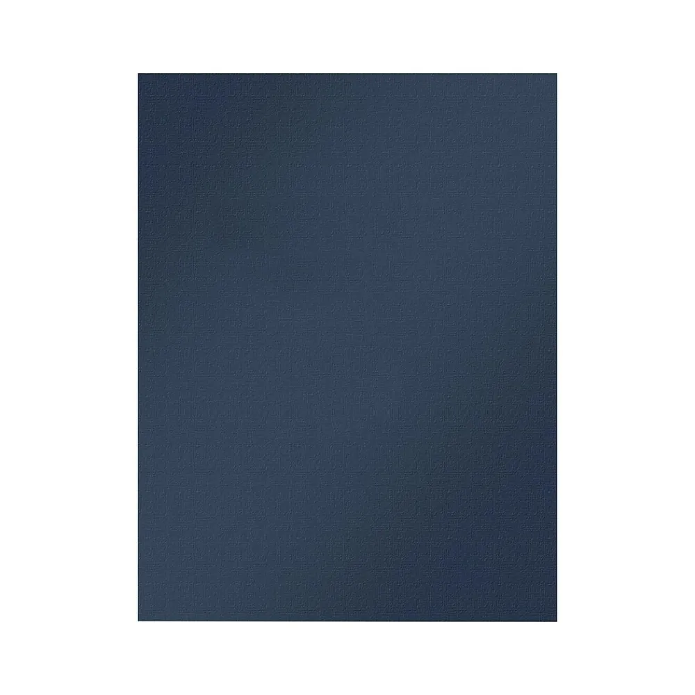Pocket Folders|ComplyRight 1-Pocket Tax Presentation Folder, Navy Blue, 50/Pack (PNBF8)