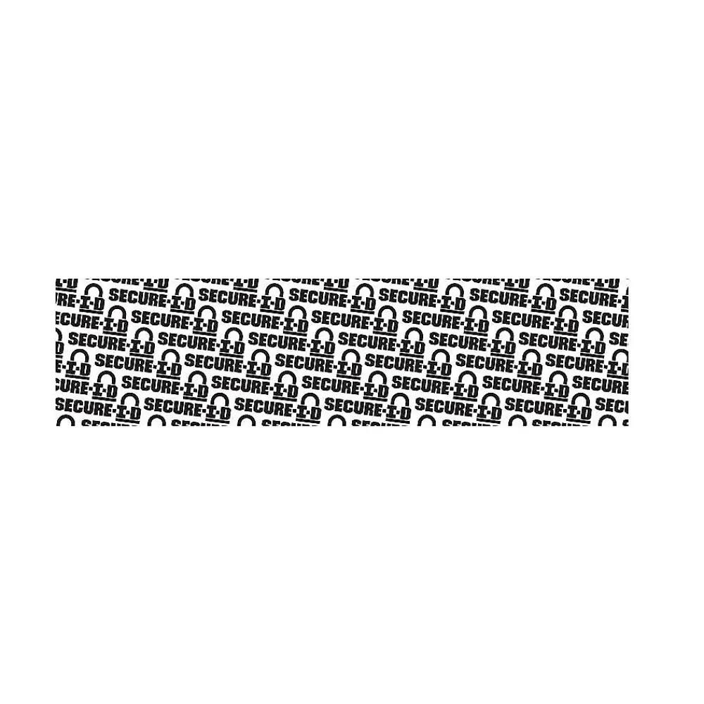 Stamps & Stamp Pads|Cosco Secure-I-D Pre-Inked Stamp, Security Tint, Black Ink (034590)