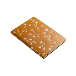 Journals|Denik Samantha Journal, 5.8" x 8.3", College Ruled, Orange/Cream, 144 Pages (AHBC508L)