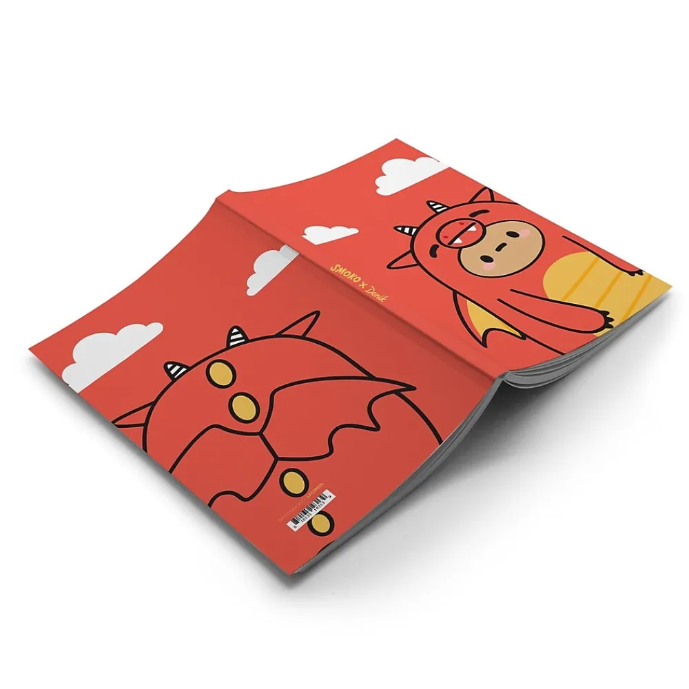 Journals|Denik Smoko Tayto Dragon Journal, 5.25" x 8.25", College Ruled, 144 Pages (LFC1902L)