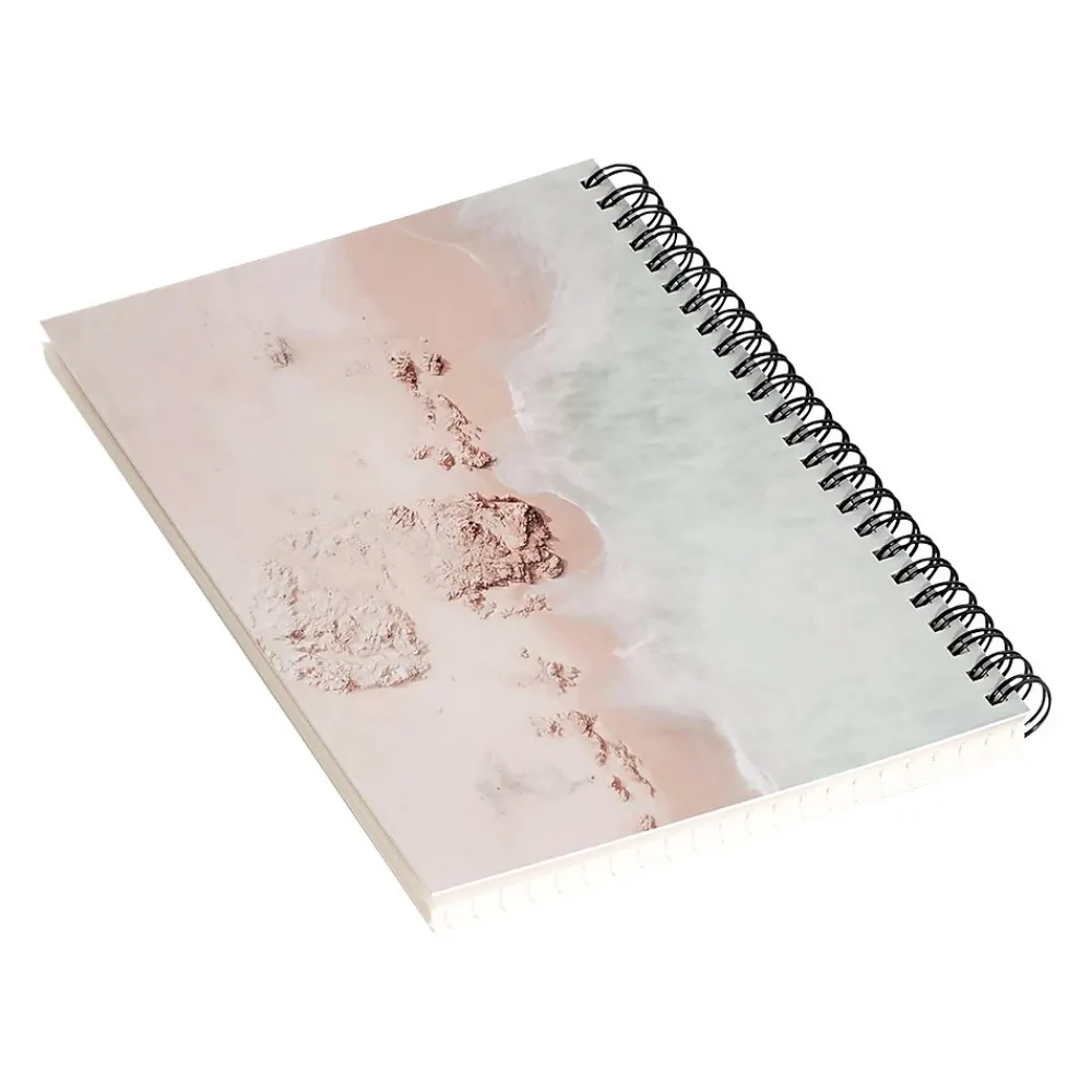 Notebooks|DENY Designs Beach Pink Champagne by Ingrid Beddoes Notebook, 5.5" x 8.25", Dotted, 40 Sheets, Multicolor