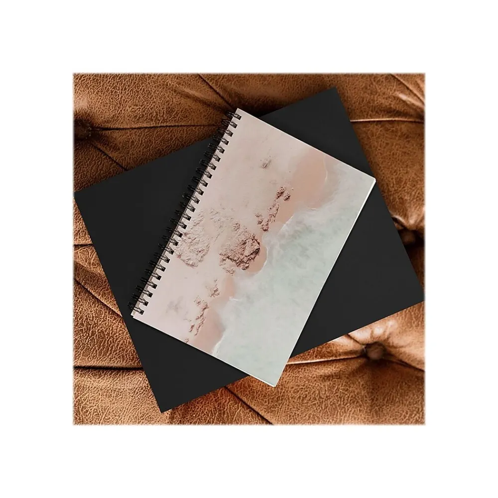 Notebooks|DENY Designs Beach Pink Champagne by Ingrid Beddoes Notebook, 5.5" x 8.25", Dotted, 40 Sheets, Multicolor