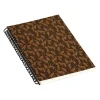Notebooks|DENY Designs Cheetah Gisselle by Iveta Abolina Professional Notebooks, 5.5" x 8.25", Dotted, 40 Sheets, Brown (70302-NOBS01)