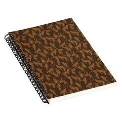 Notebooks|DENY Designs Cheetah Gisselle by Iveta Abolina Professional Notebooks, 5.5" x 8.25", Dotted, 40 Sheets, Brown (70302-NOBS01)