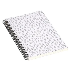 Notebooks|DENY Designs Hello Furry by Iveta Abolina Professional Notebooks, 5.5" x 8.25", Dotted, 40 Sheets, White (70333-NOBS01)