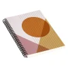 Notebooks|DENY Designs Horizon Lines by Morgan Kendall Professional Notebooks, 5.5" x 8.25", Dotted, 40 Sheets, Multicolor (72677-NOBS01)