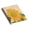 Notebooks|DENY Designs Sunflower and Bee by Sewzinski Professional Notebooks, 5.5" x 8.25", Dotted, 40 Sheets, Multicolor (74737-NOBS01)