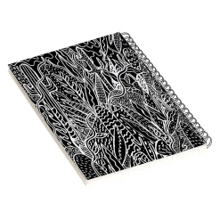 Notebooks|DENY Designs The Garden by Kris Tate Professional Notebooks, 5.5" x 8.25", Dotted, 40 Sheets, Black (58293-NOBS01)