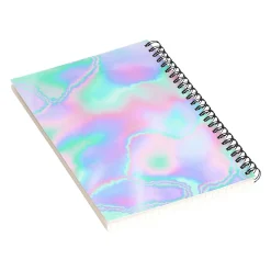 Notebooks|DENY Designs Unicorn Holograph by 83 Oranges Professional Notebooks, 5.5" x 8.25", Dotted, 40 Sheets, Multicolor (70470-NOBS01)