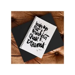 Notebooks|DENY Designs Wake Up by Kal Barteski Professional Notebooks, 5.5