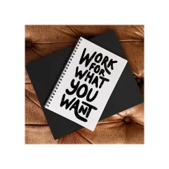 Notebooks|DENY Designs Work for What You Want by Phirts Professional Notebooks, 5.5