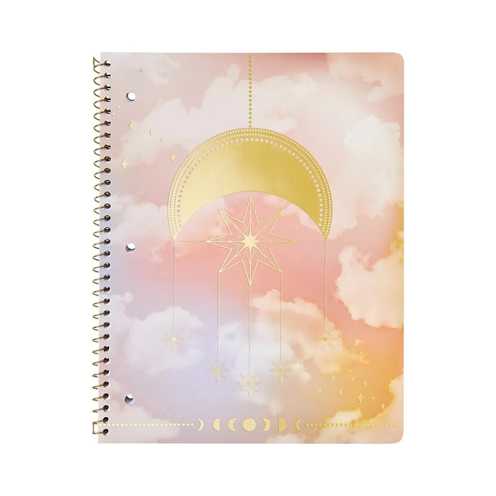 Subject Notebooks|Eccolo 1-Subject Notebooks, 8.5" x 11", College-Ruled, 80 Sheets, Assorted Colors, 3/Pack (ST839A-3PACK)