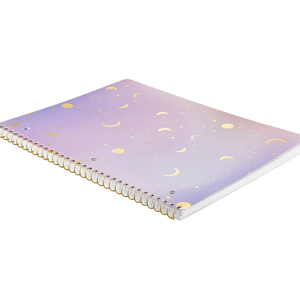 Subject Notebooks|Eccolo 1-Subject Notebooks, 8.5" x 11", College-Ruled, 80 Sheets, Assorted Colors, 3/Pack (ST839A-3PACK)