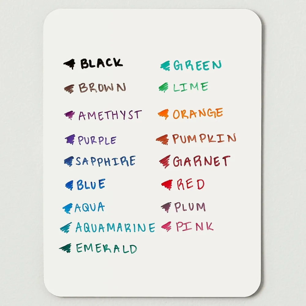 Markers|Expo Dry Erase Marker, Fine Tip, Assorted, 8/Pack (86601)