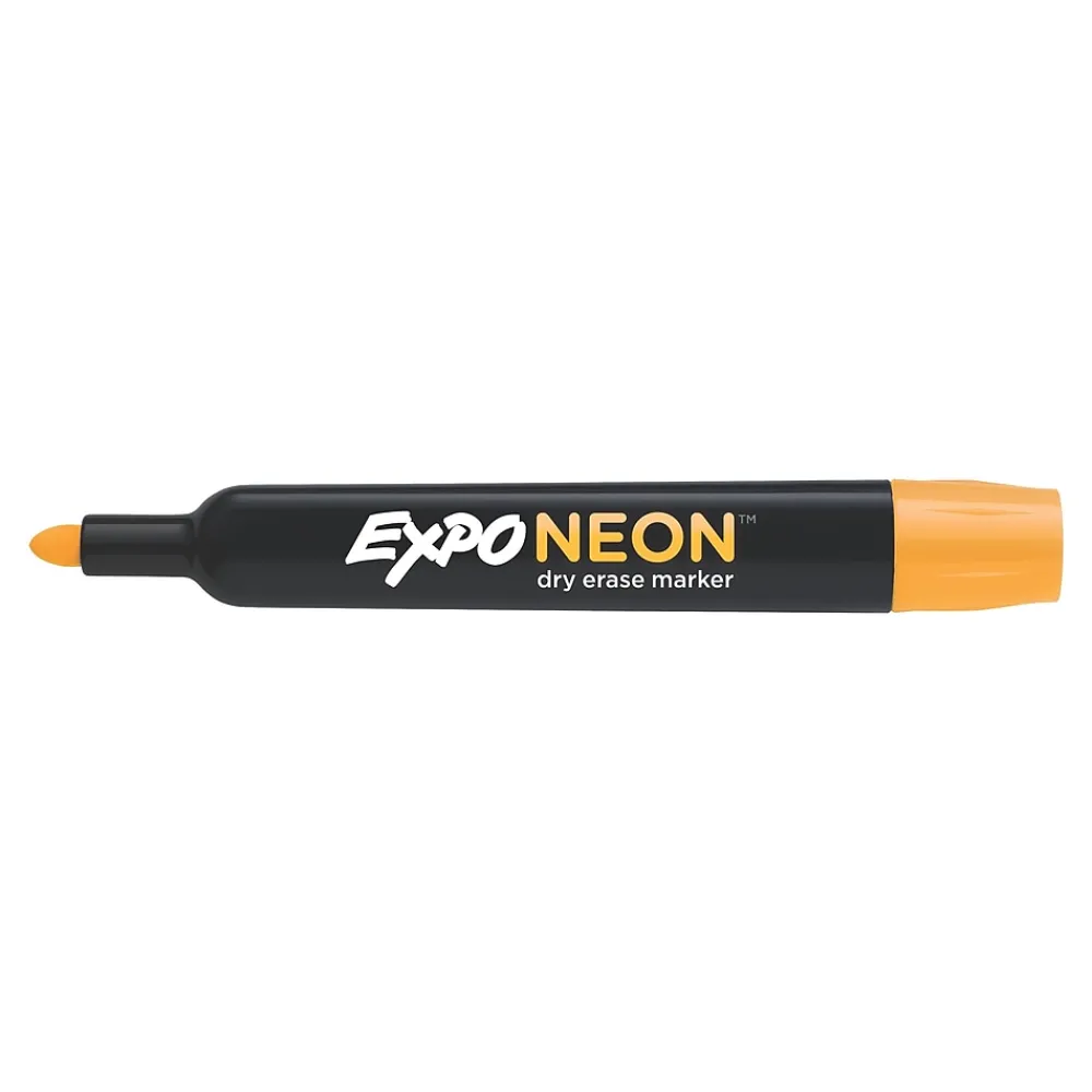 Markers|Expo Neon Window Dry Erase Markers, Bullet Tip, Assorted, 5/Pack (1752226)