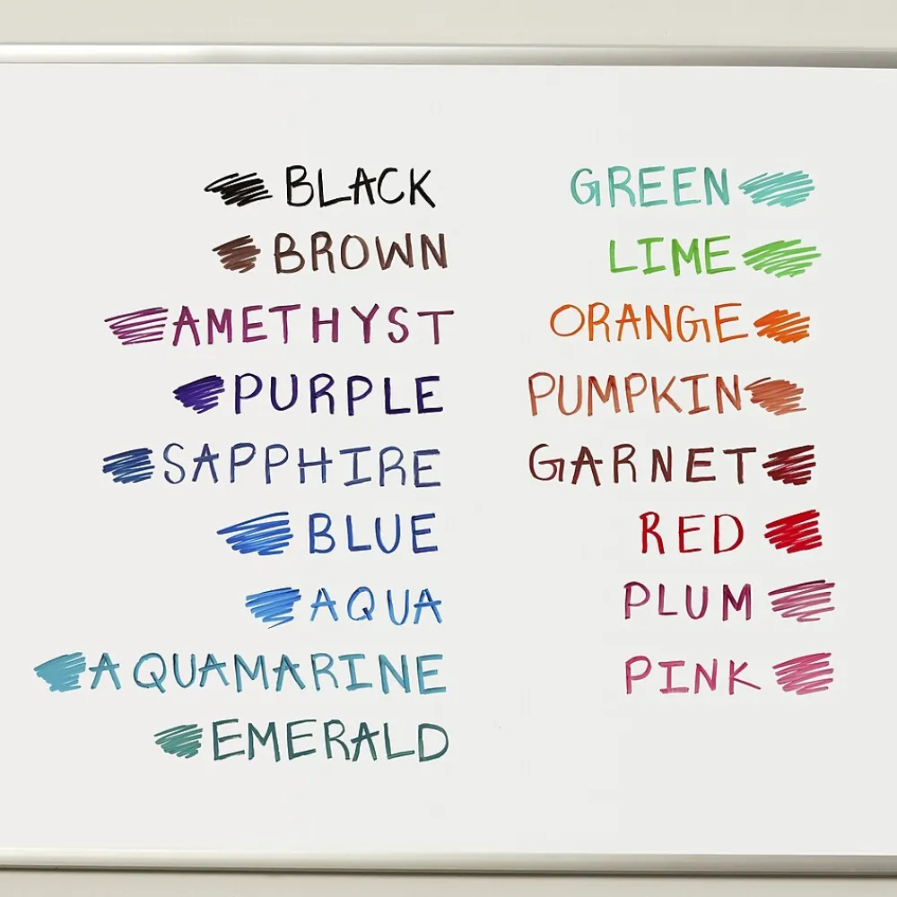 Markers|Expo Tank Dry Erase Markers, Chisel Tip, Assorted Inks, 8/Pack (1743032)
