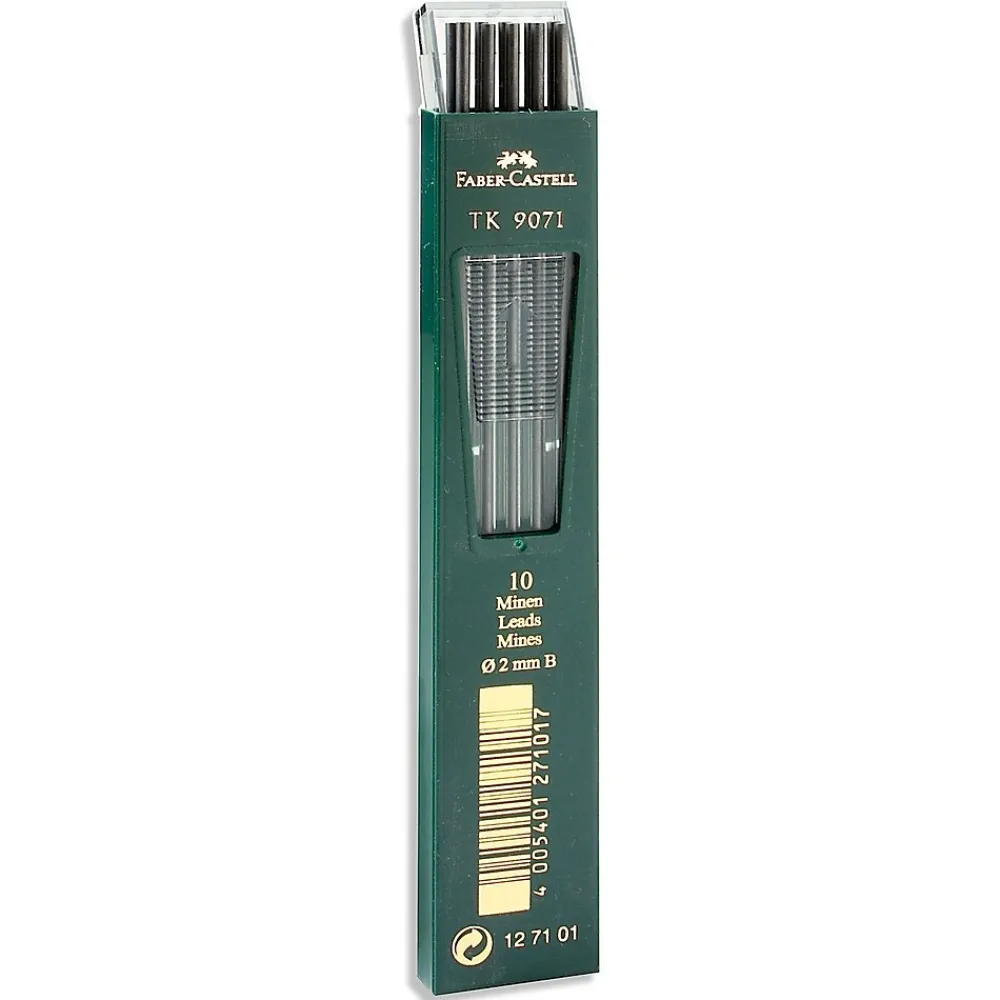 Pencils|Faber-Castell TK 9400 Clutch Drawing Pencil Leads B Pack of 10 3/Pack